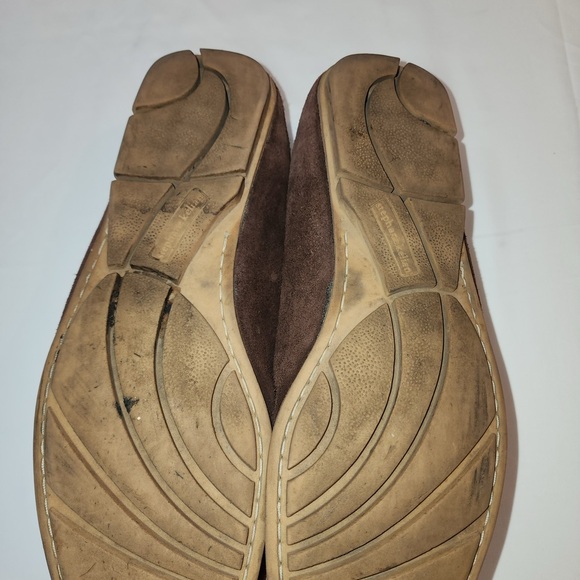 Stephane Kelian Brown Suede Loafers with Silver Detail main image 4